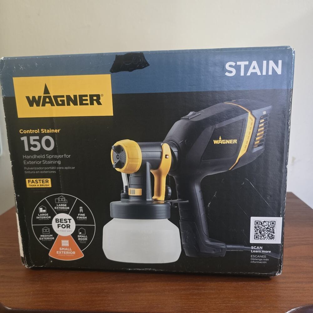 Wagner stain Sprayer 150 Control Stainer New In Box